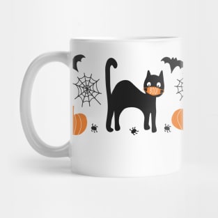 Halloween Cat Coronavirus Mug